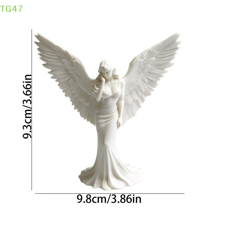 3D Printing Gold - 【LS】【LS】3D Printed Praying Angel Statue Guardian