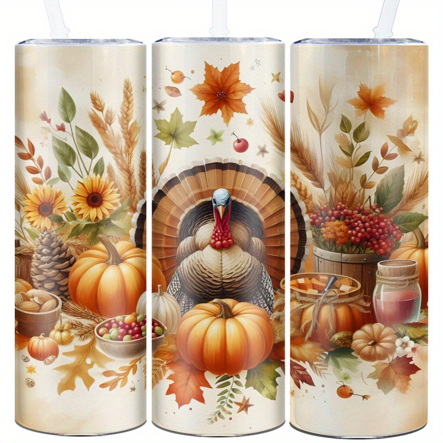 3D Printing Stainless Steel - 1pc Stainless Steel Tumbler with Straw