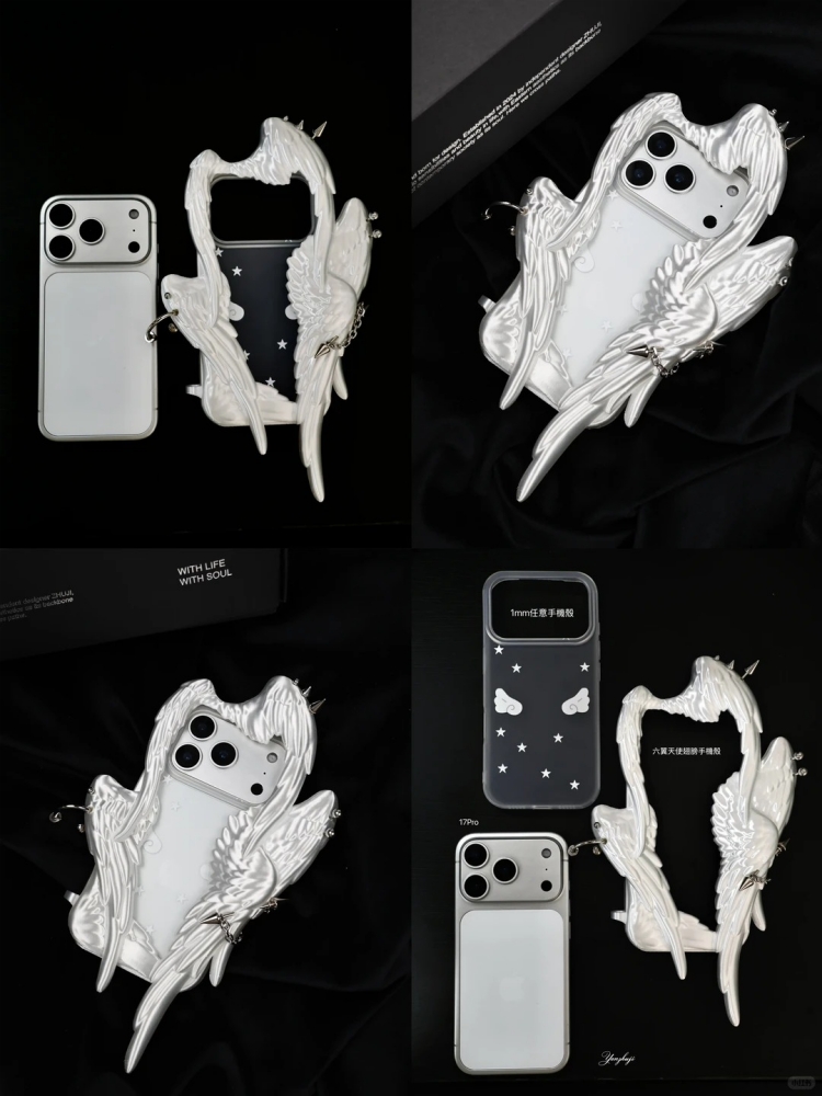 3D Printing Custom - Original Y2k Six Winged Angel Rivet