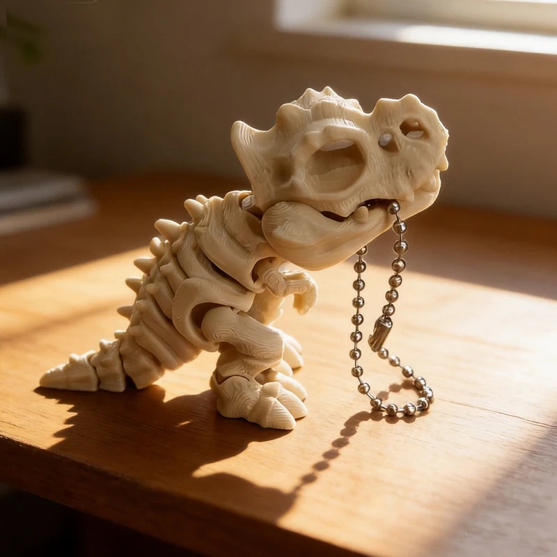 3D Printing Joint - 3D Printed Tyrannosaurus Rex Skeleton Model
