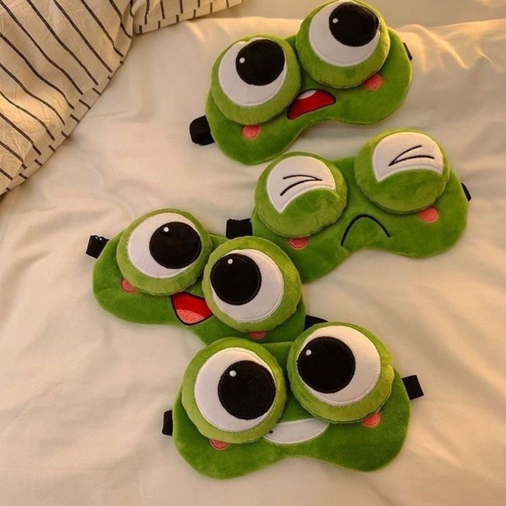 3D Printing Mask - Lovely Cartoon Frog Sleep Eye Mask