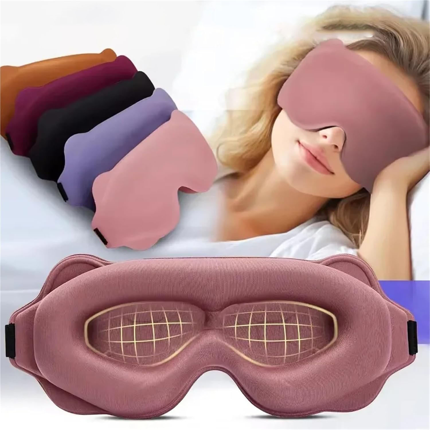 3D Printing Mask - 3D Sleeping Mask Block Out Light