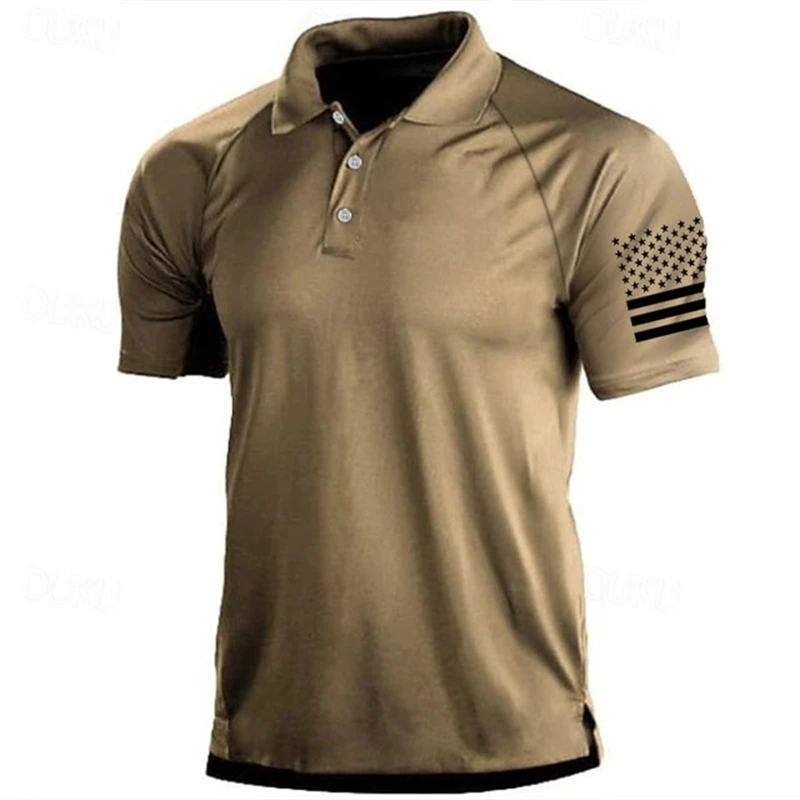 3D Printing Usa - 3D Print USA Flag Pattern Polo