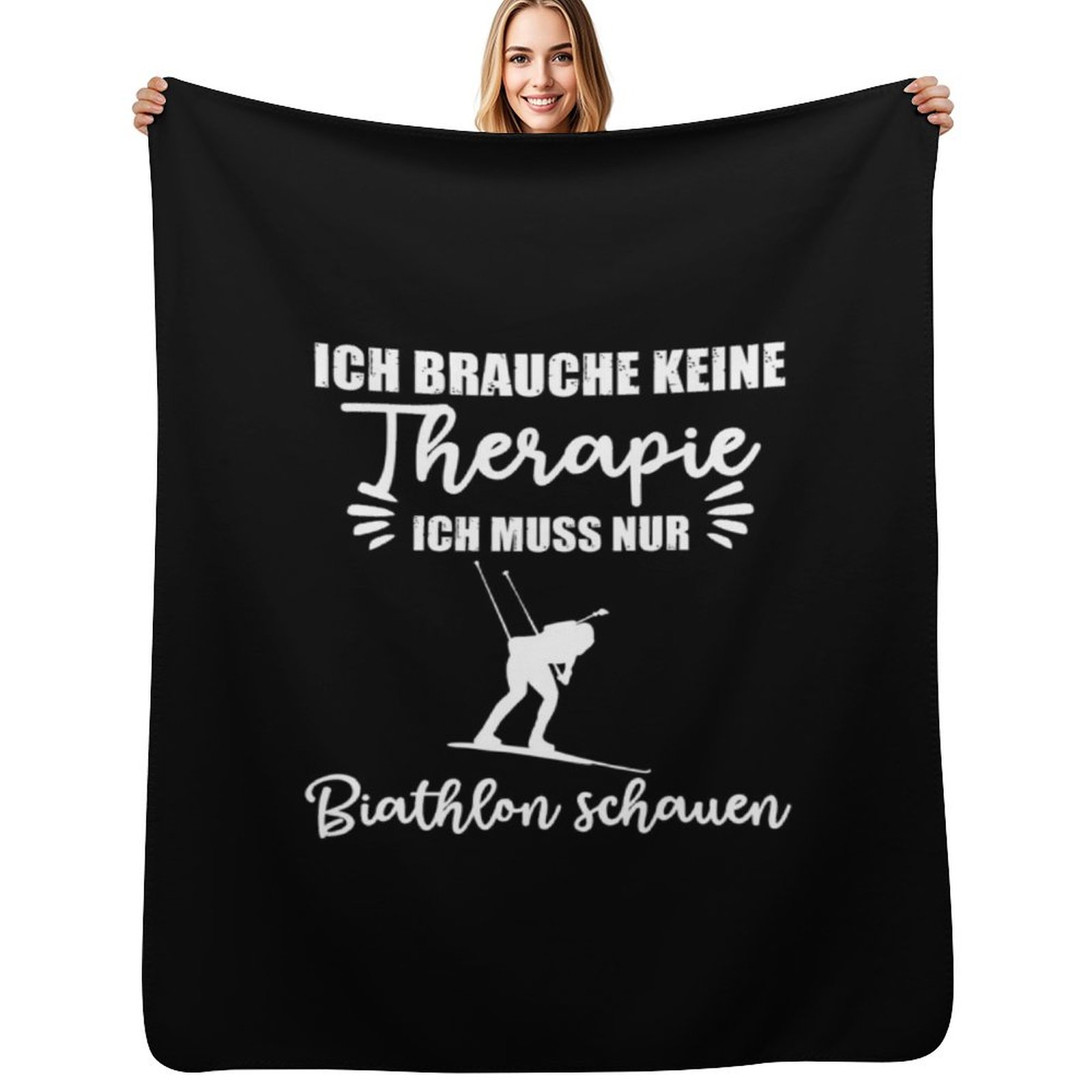 3D Printing Result - Biathlon therapy results biathlon Throw Blanket