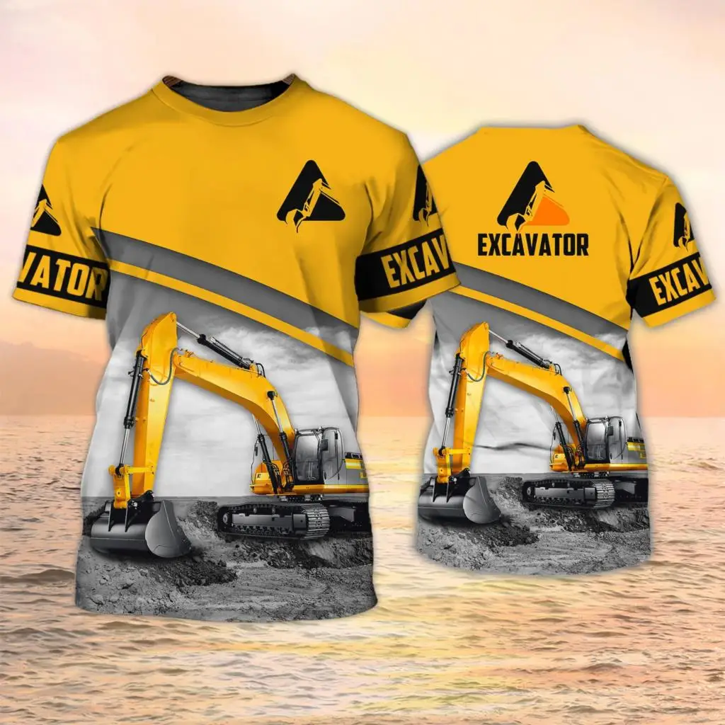 3D Printing Operator - Excavator TShirts Heavy Equipment Operator 3D
