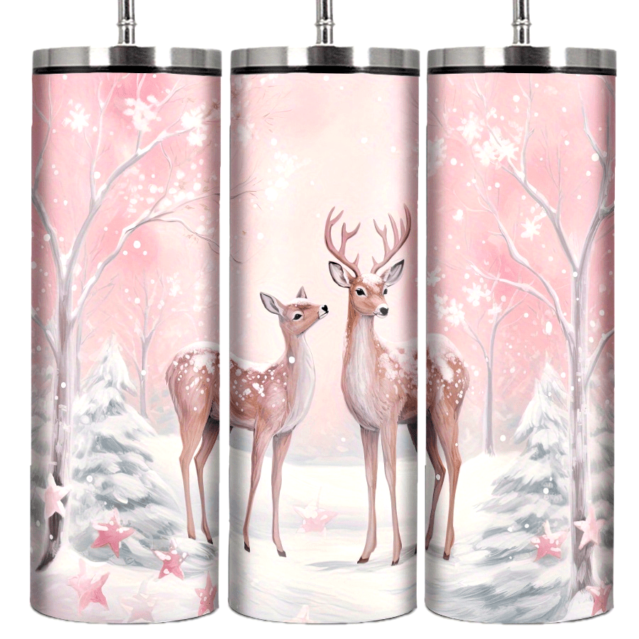3D Printing Stainless Steel - 1pc Festive 20oz Stainless Steel Tumbler