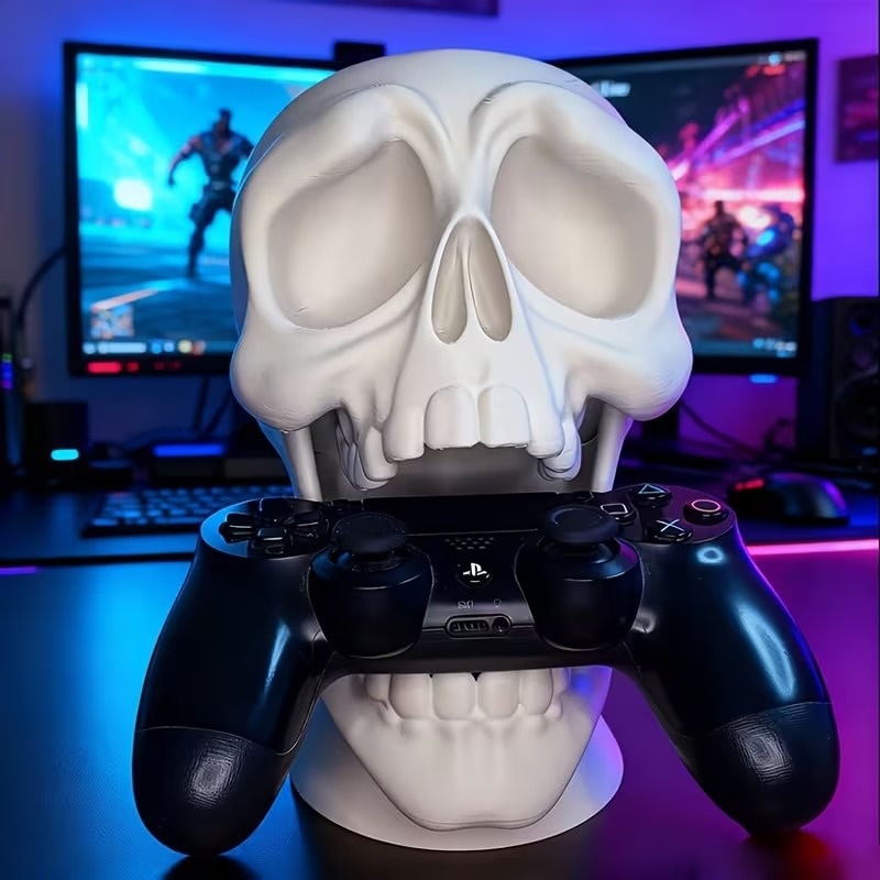 3D Printed Skull Headset Stand - đánh giá và giá 3D Printing Xbox Controller Holder