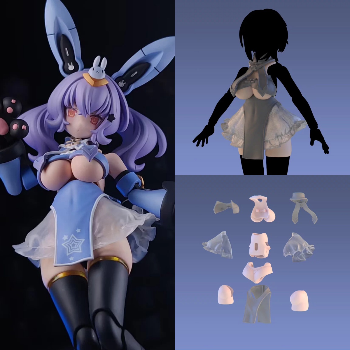 【Pre-sale】1/12 Scale Female So - đánh giá và giá 3D Printing Figure