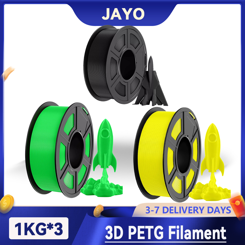 JAYO 3Rolls 3D PETG Filament 1 - đánh giá và giá 3D Printing Fdm