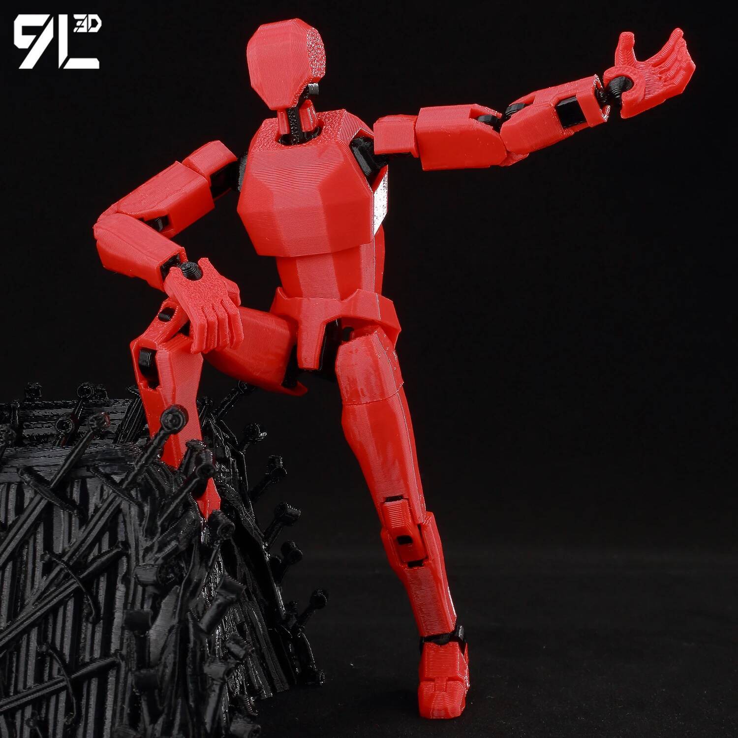 9L3D Printed Dummy13 Lucky13 T - đánh giá và giá 3D Printing Figure
