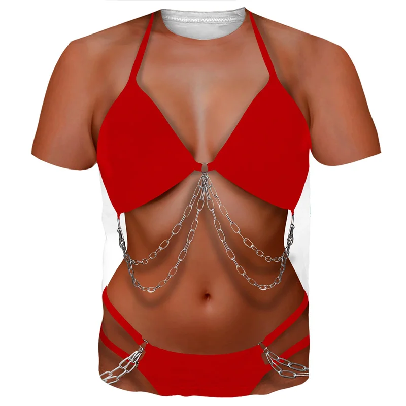 Funny graphic bikini t shirts  - đánh giá và giá 3D Printing Abs
