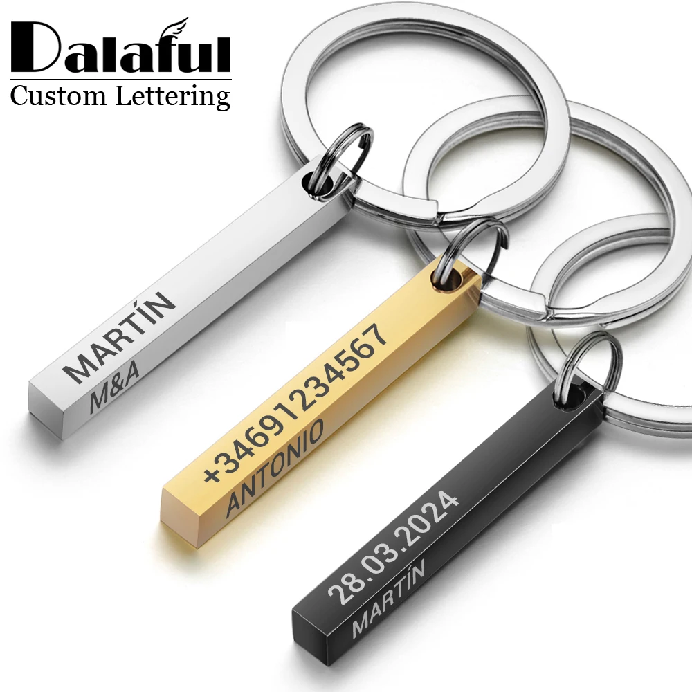 Personalized 3D Bar Keychain E - đánh giá và giá 3D Printing Gold