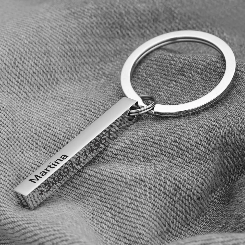Personalized 3D Bar Keychain E - đánh giá và giá 3D Printing Gold