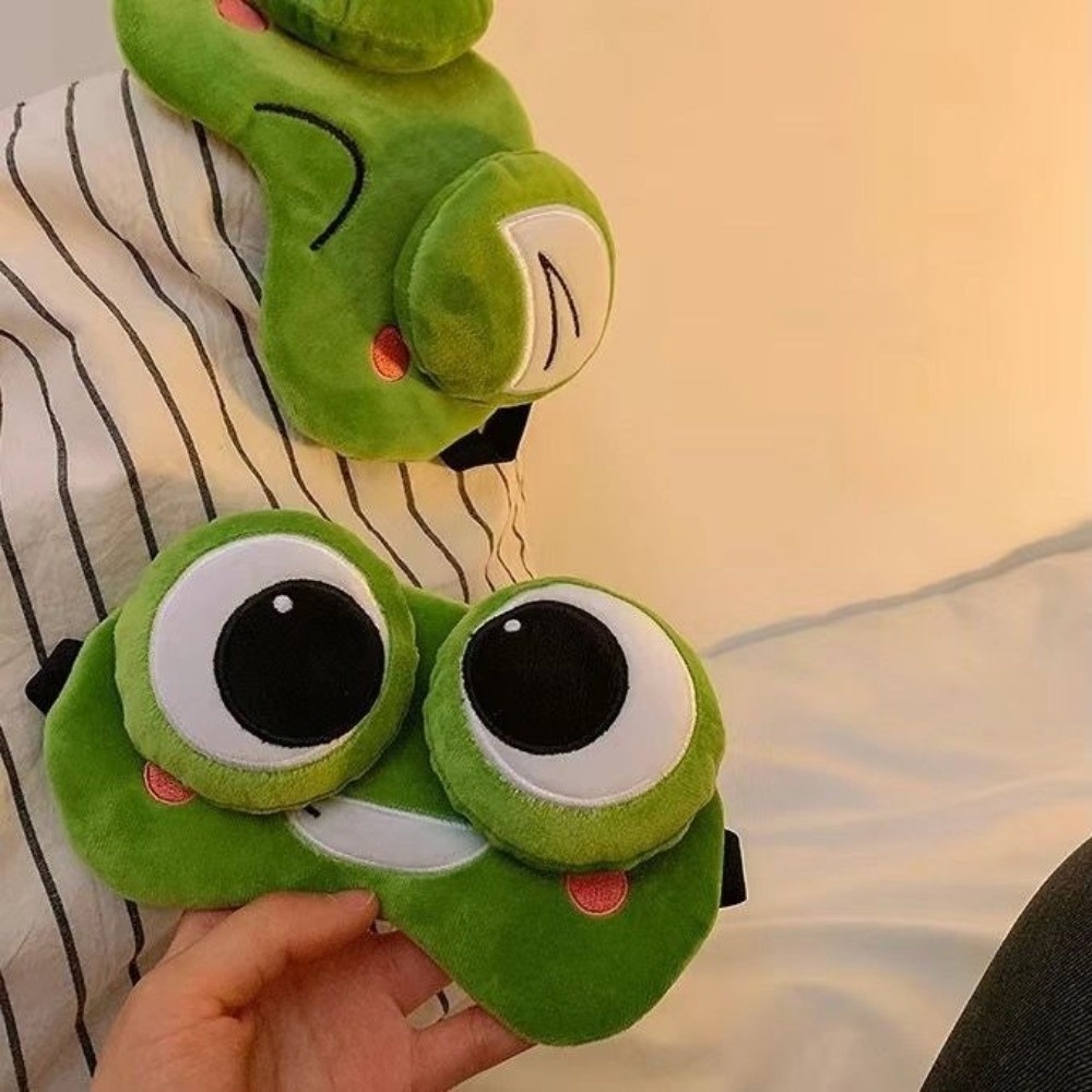 Lovely Cartoon Frog Sleep Eye  - đánh giá và giá 3D Printing Mask