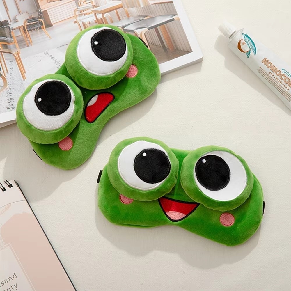 Lovely Cartoon Frog Sleep Eye  - đánh giá và giá 3D Printing Mask