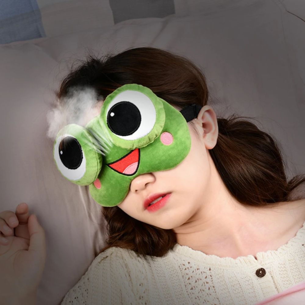 Lovely Cartoon Frog Sleep Eye  - đánh giá và giá 3D Printing Mask
