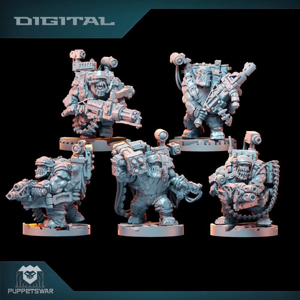 Orc Ultimate Badasses Squad, G - đánh giá và giá 3D Printing Figure