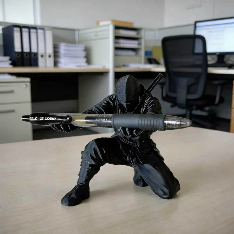 Ninja Pen Holder 3D Printed Sa - đánh giá và giá 3D Printing Office Setup