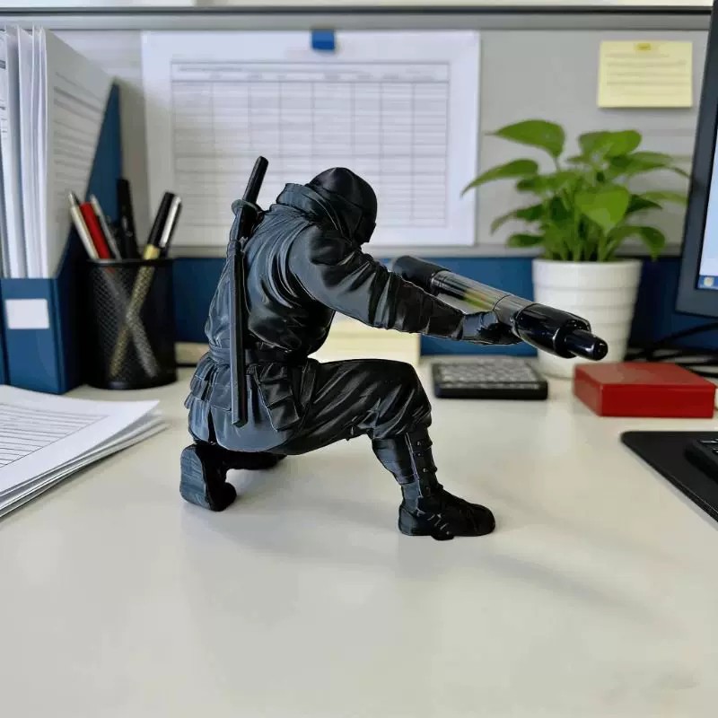 Ninja Pen Holder 3D Printed Sa - đánh giá và giá 3D Printing Office Setup