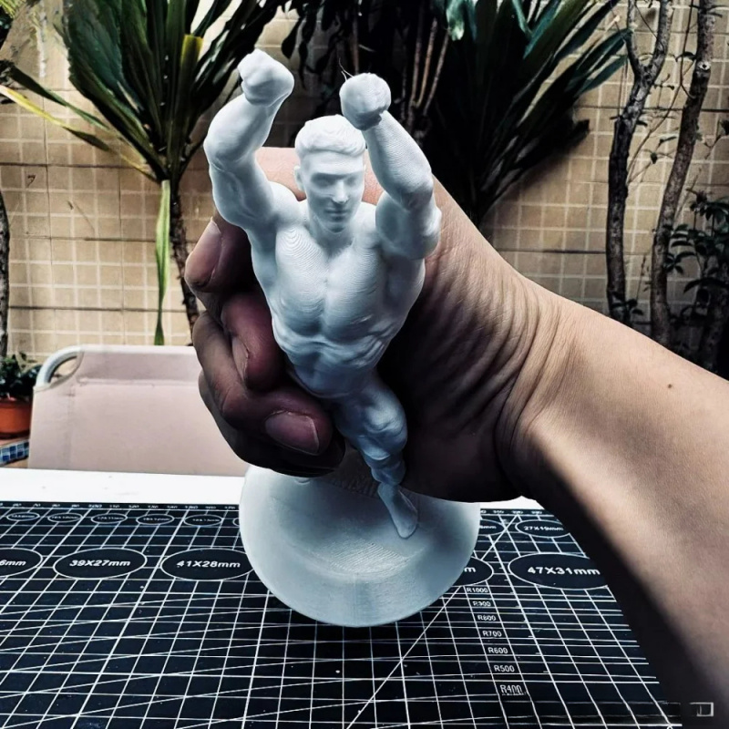 Hardcore Muscular Male Competi - đánh giá và giá 3D Printing Gold