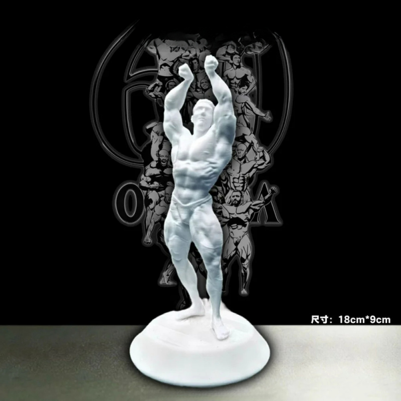 Hardcore Muscular Male Competi - đánh giá và giá 3D Printing Gold