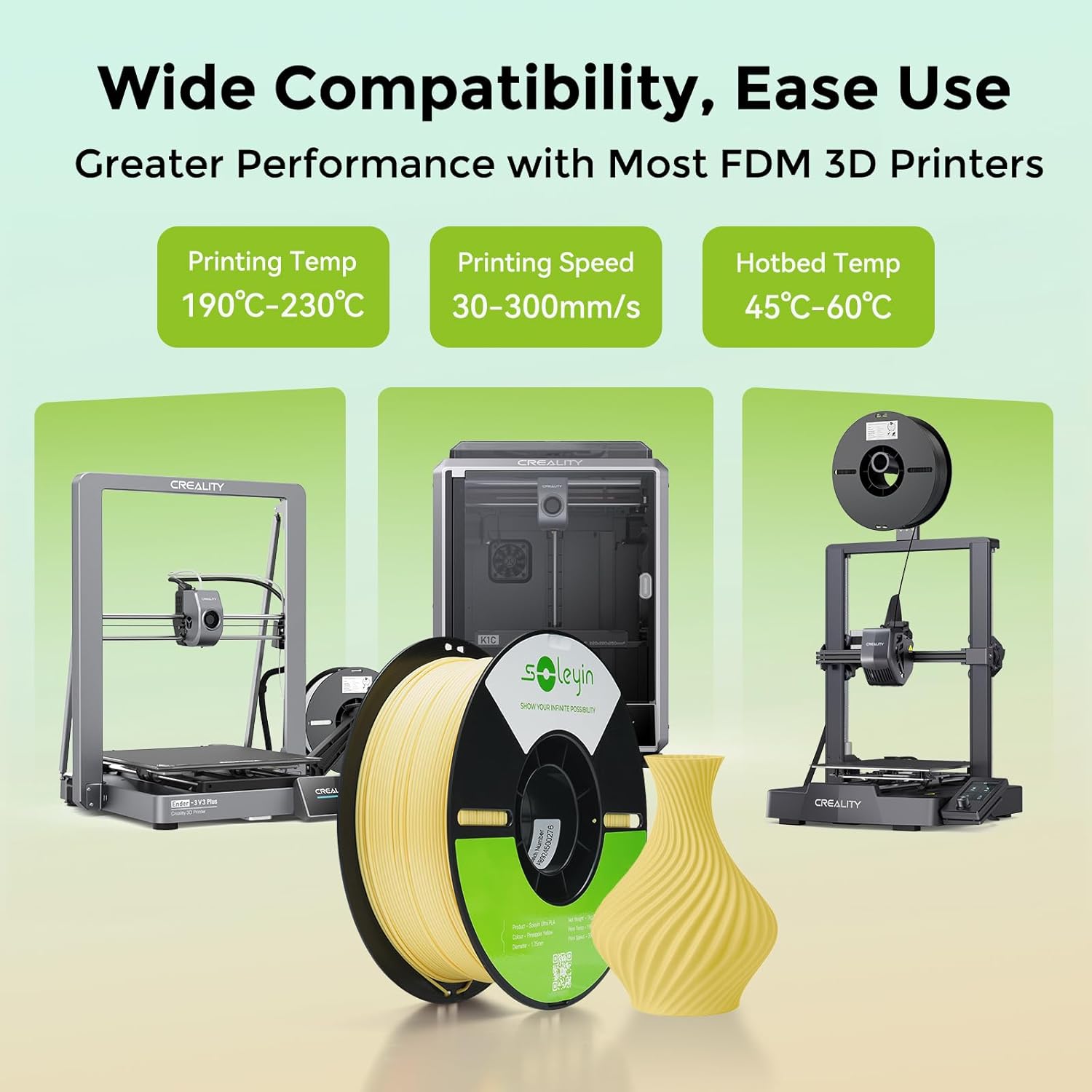 Creality Premium PLA 3D Printe - đánh giá và giá 3D Printing Result