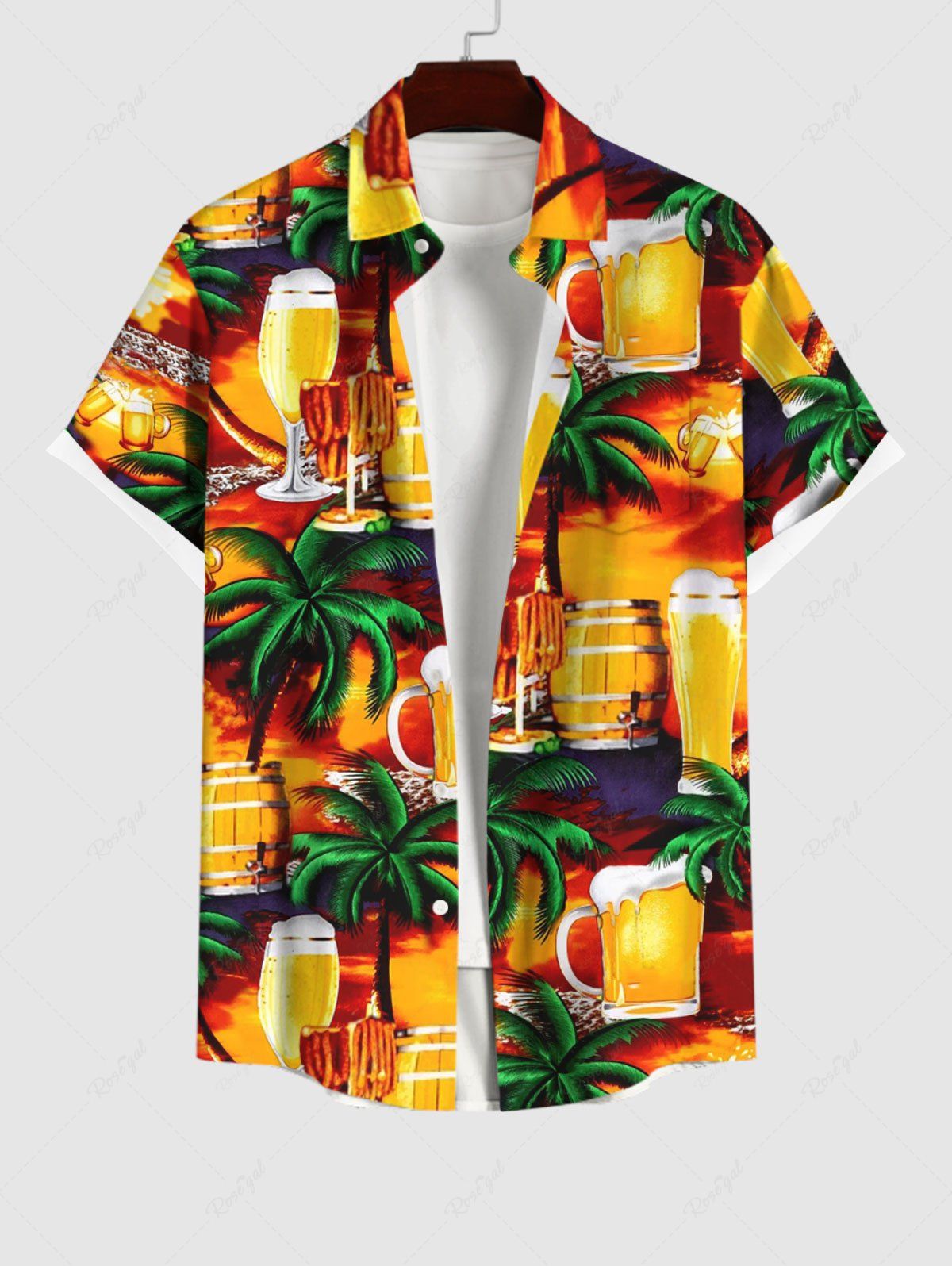 Fashion Men's Hawaiian Shirts  - đánh giá và giá 3D Printing Cancer