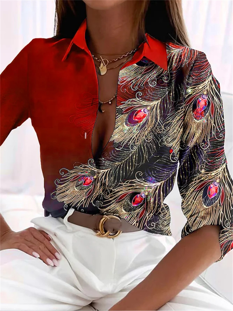 Fashion Feather Pattern Women  - đánh giá và giá 3D Printing Cancer