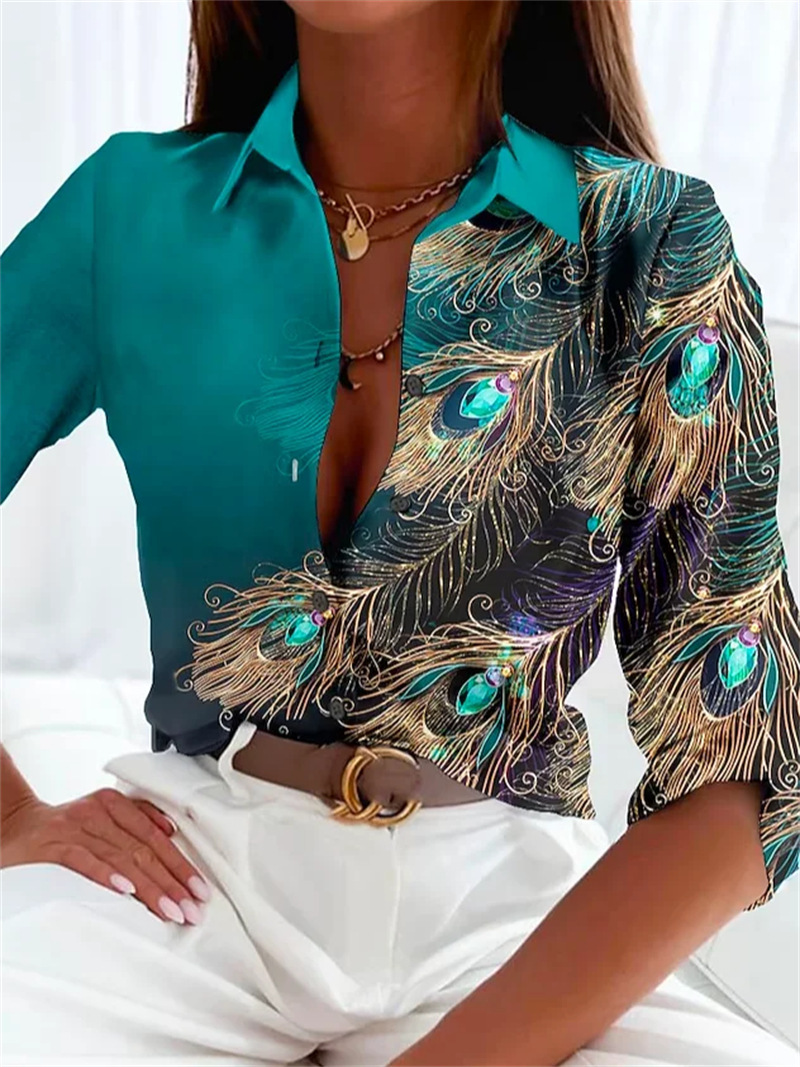 Fashion Feather Pattern Women  - đánh giá và giá 3D Printing Cancer