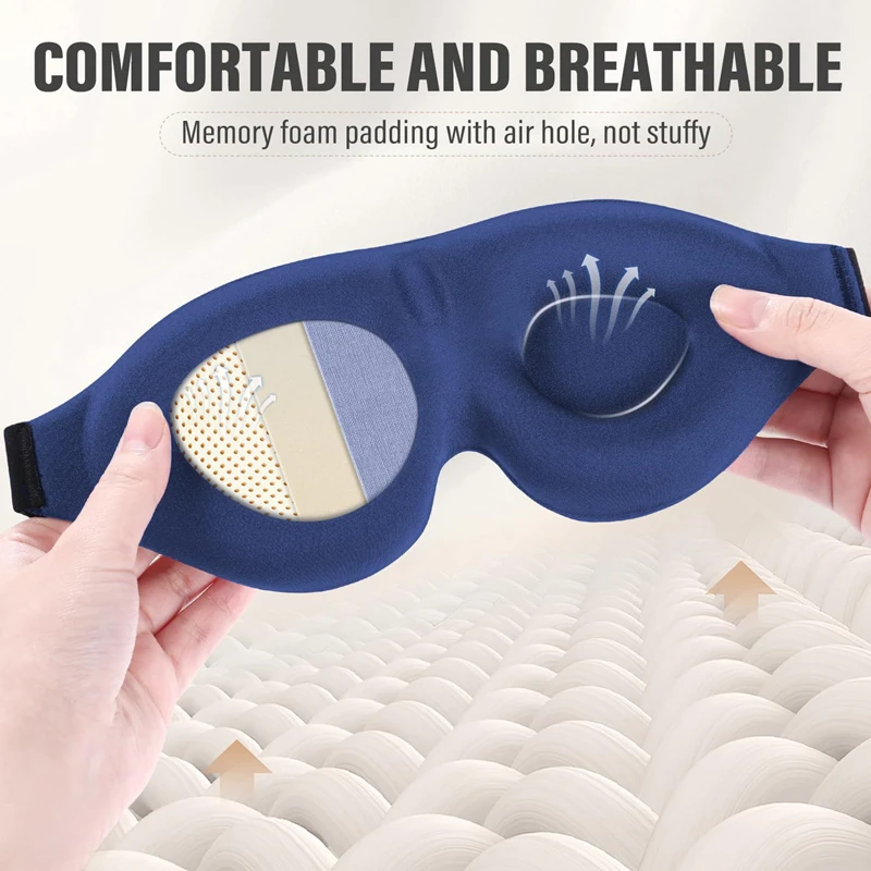 3D Night Sleep Eye Mask Breath - đánh giá và giá 3D Printing Mask
