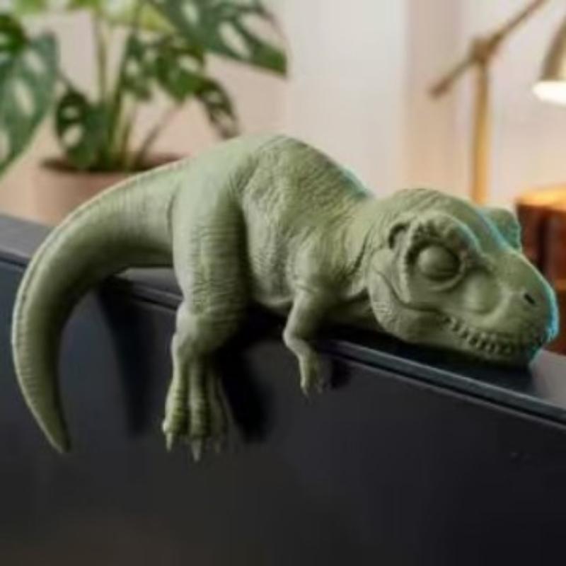 Sleeping T-Rex Monitor Topper  - đánh giá và giá 3D Printing Office Setup