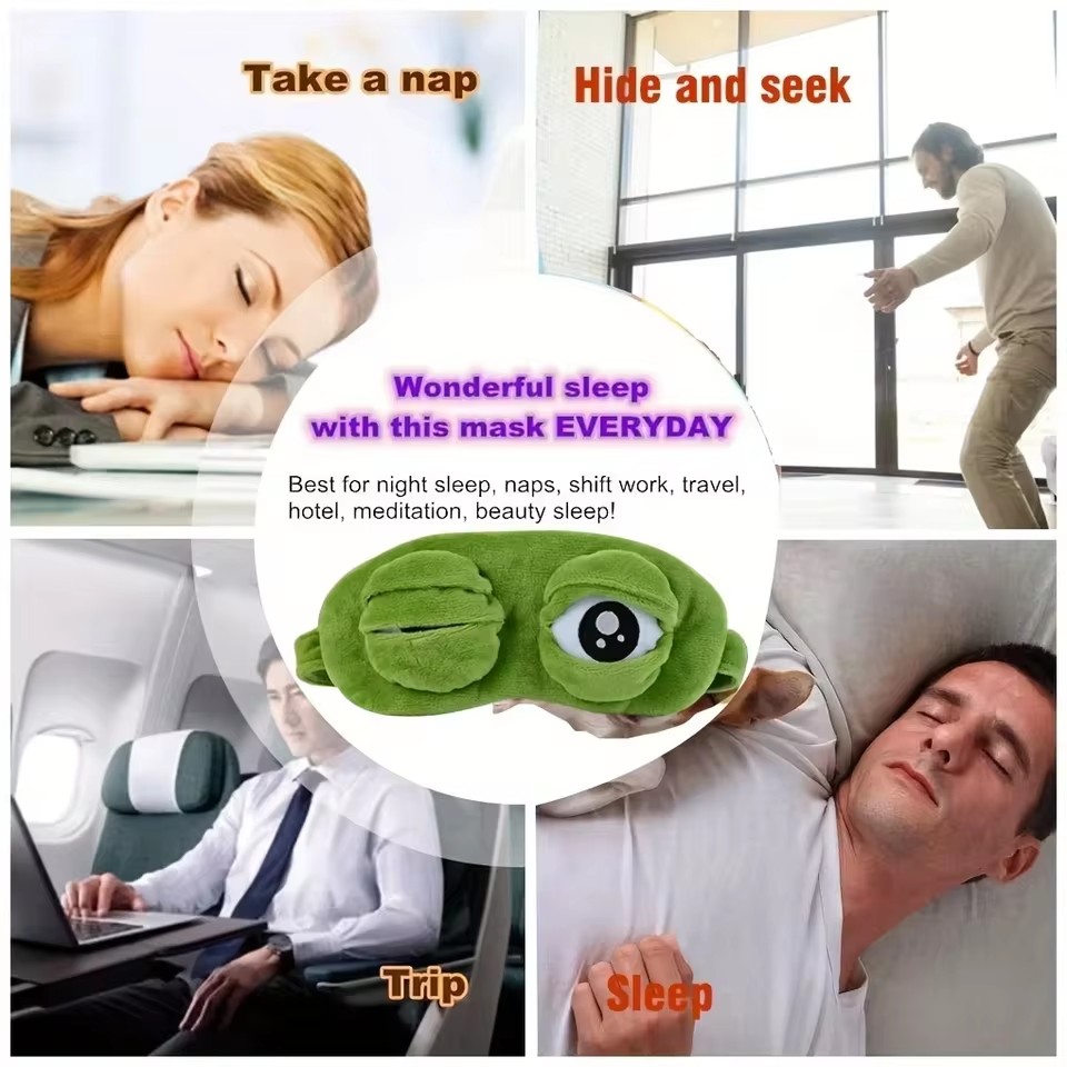 3D Frog Sleep Mask Natural Sle - đánh giá và giá 3D Printing Mask