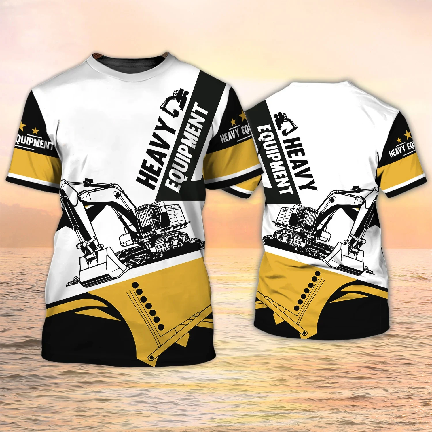 Excavator TShirts Heavy Equipm - đánh giá và giá 3D Printing Operator
