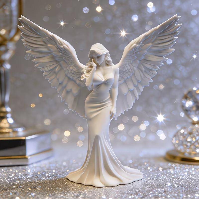 New·3D Printed Praying Angel S - đánh giá và giá 3D Printing Gold