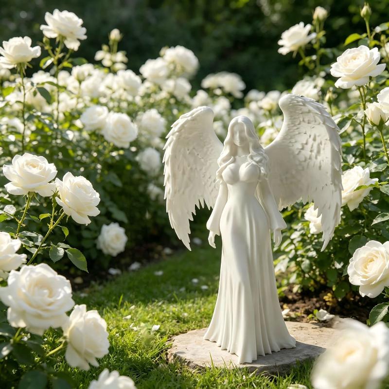 New·3D Printed Praying Angel S - đánh giá và giá 3D Printing Gold