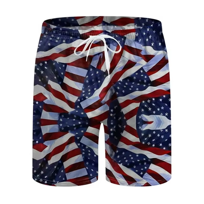 Men's Beach Shorts USA Flag 3d - đánh giá và giá 3D Printing Usa